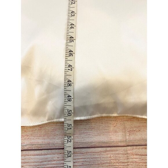 Maggie Sottero Couture Warm Ivory Satin Strapless Embellished Wedding Dress - 6 - Picture 2 of 16